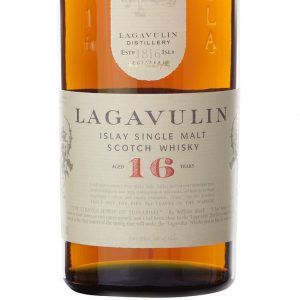 Bottiglia di whiskey Lagavulin 16